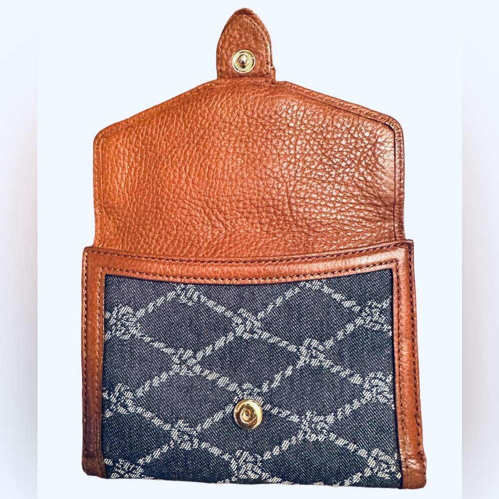 Burberry Denim and Leather Wallet - Picture 3 of 12